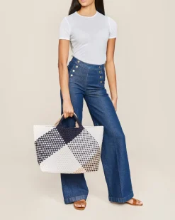 Skulderveske^NAGHEDI St. Barths Large Tote Grafisk Geo