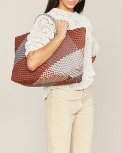 Skulderveske^NAGHEDI St. Barths Large Tote Grafisk Geo