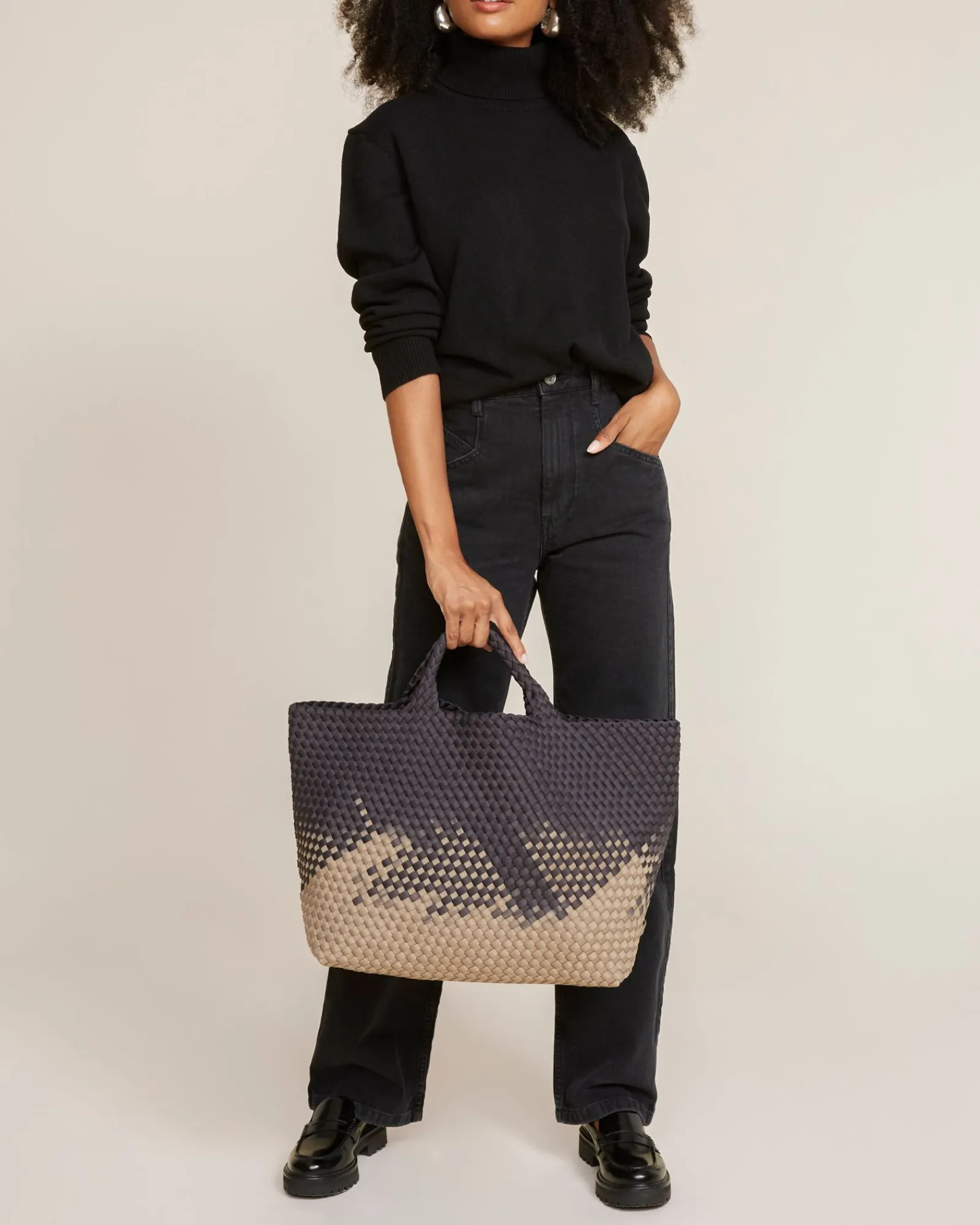 Skulderveske^NAGHEDI St. Barths Large Tote Grafisk Ombre
