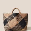 Skulderveske^NAGHEDI St. Barths Large Tote Plaid