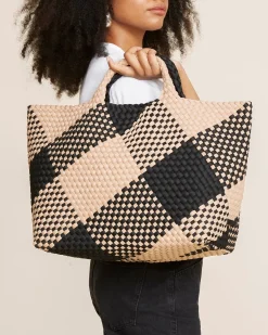 Skulderveske^NAGHEDI St. Barths Large Tote Plaid