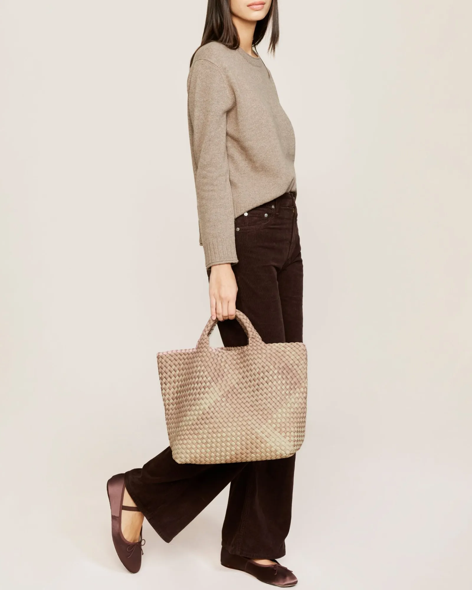 Skulderveske^NAGHEDI St. Barths Medium Tote Grafisk Ombre