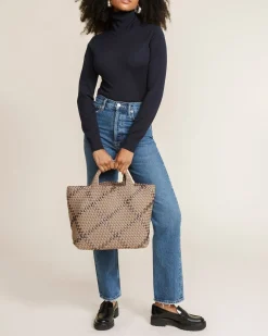 Skulderveske^NAGHEDI St. Barths Medium Tote Plaid