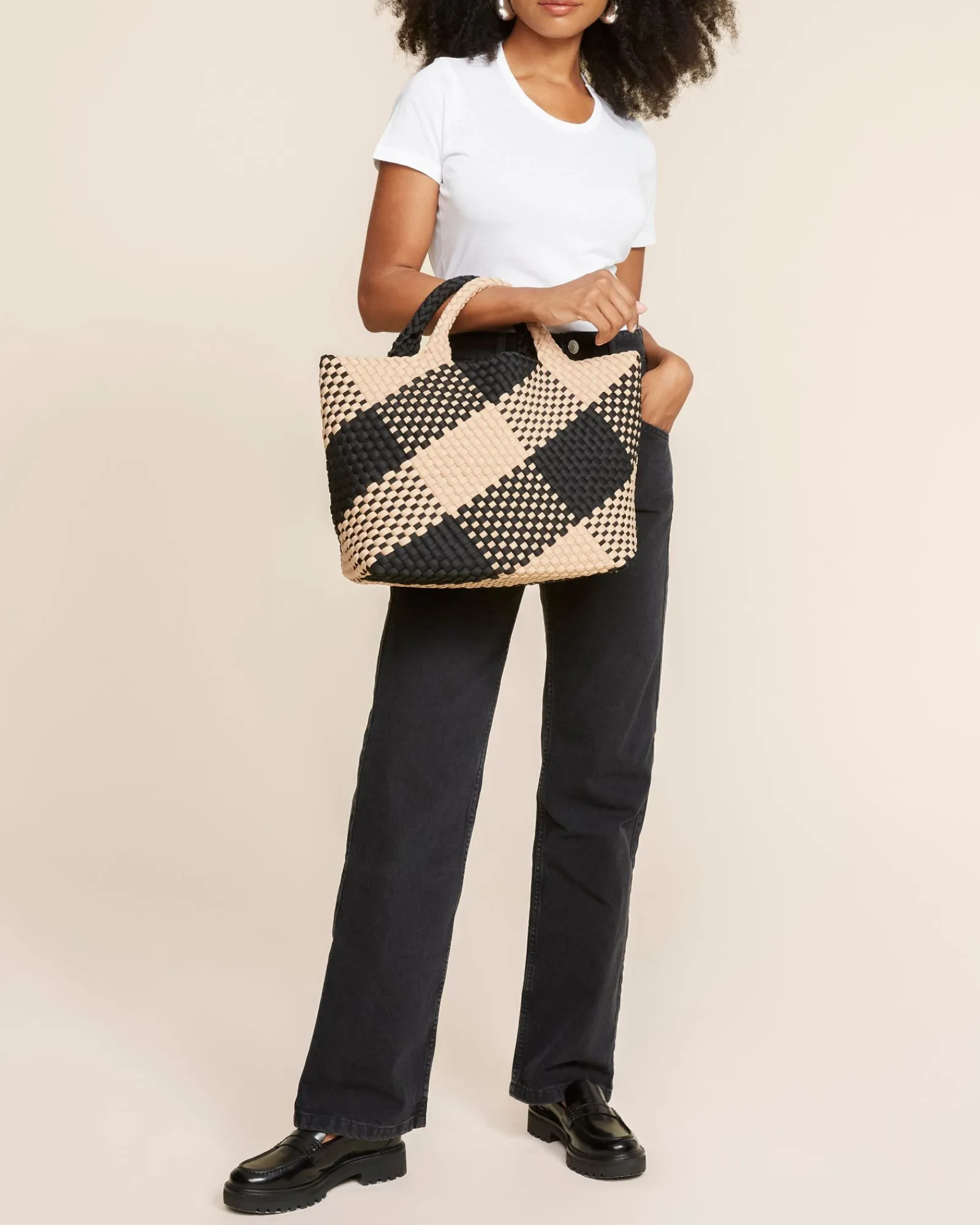 Totes^NAGHEDI St. Barths Medium Tote Plaid