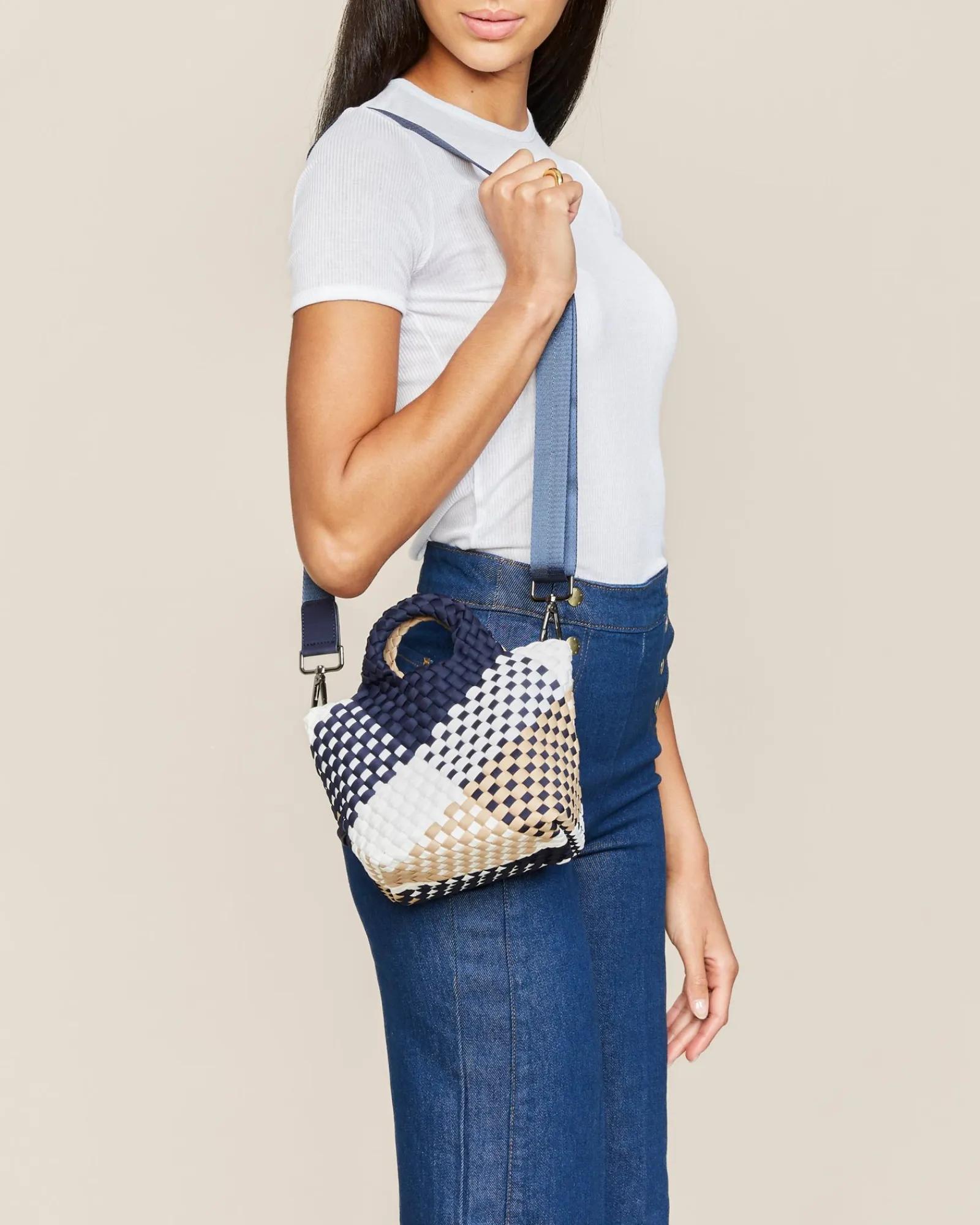 Tverrkropper^NAGHEDI St. Barths Petit Tote Grafisk Geo