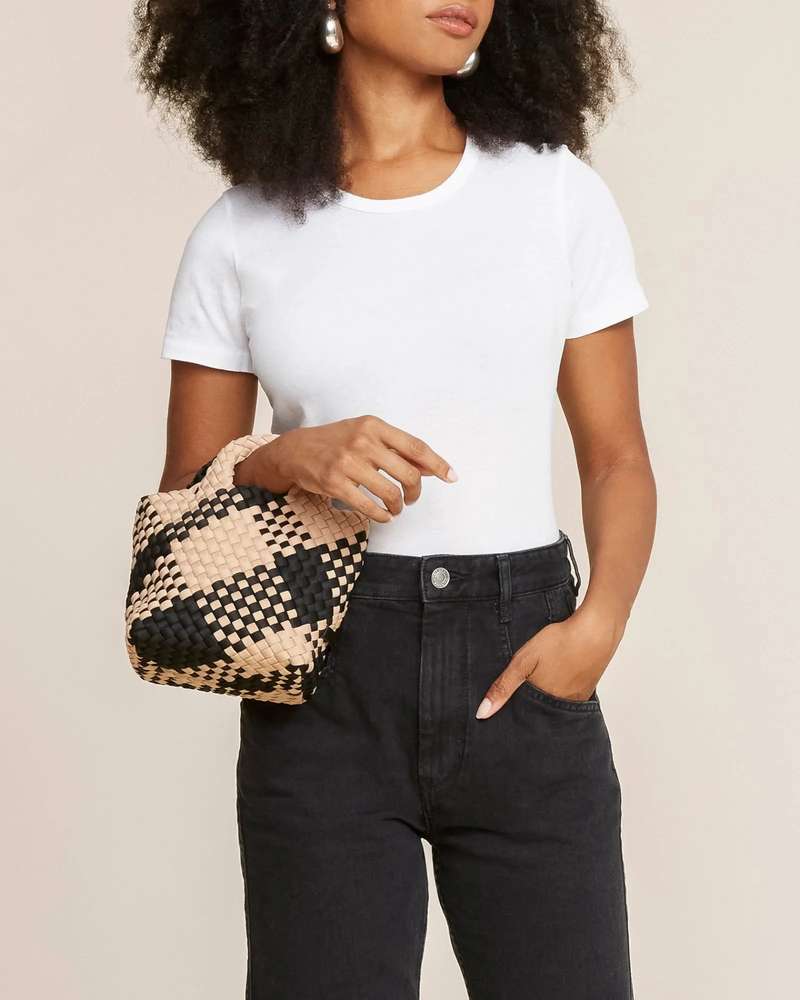Totes^NAGHEDI St. Barths Petit Tote Plaid