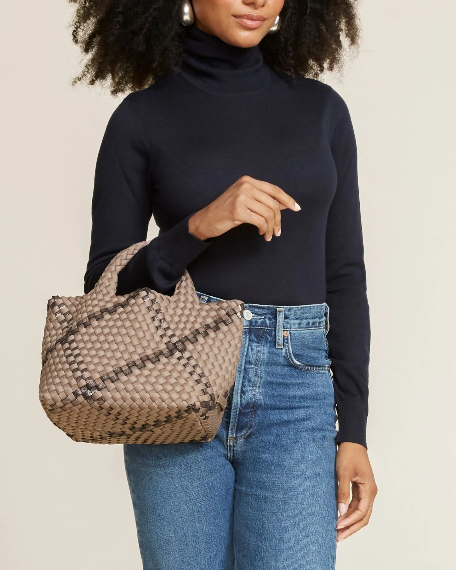 Totes^NAGHEDI St. Barths Small Tote Plaid